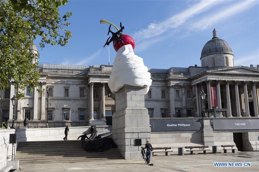 BRITAIN-LONDON-FOURTH PLINTH SCULPTURE-UNVEILING