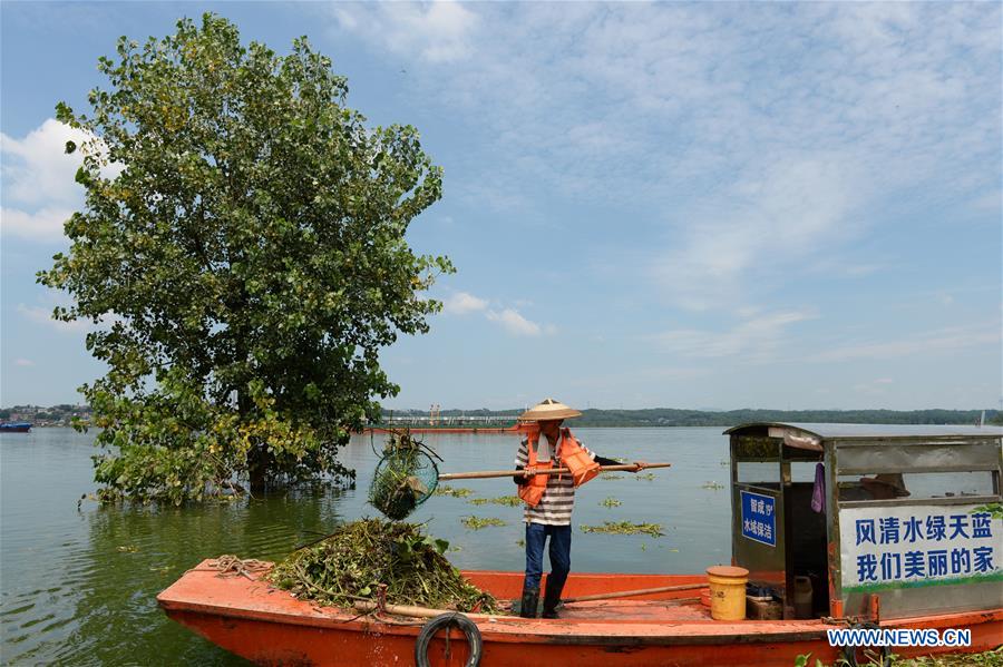 CHINA-HUNAN-CHANGSHA-XIANGJIANG RIVER-CLEANUP (CN)