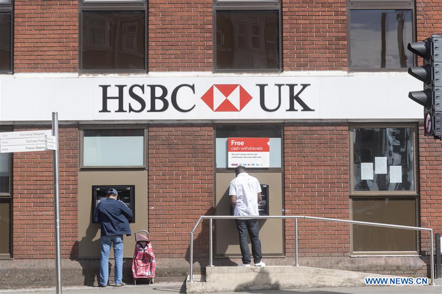 BRITAIN-LONDON-HSBC-PROFIT PLUNGE