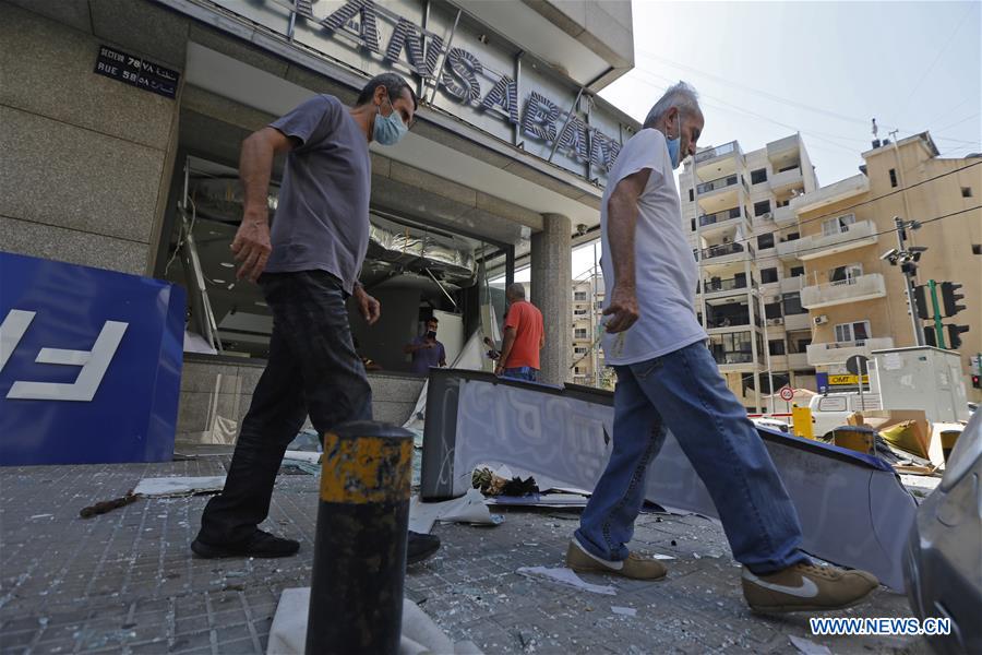 LEBANON-BEIRUT-EXPLOSIONS-AFTERMATH