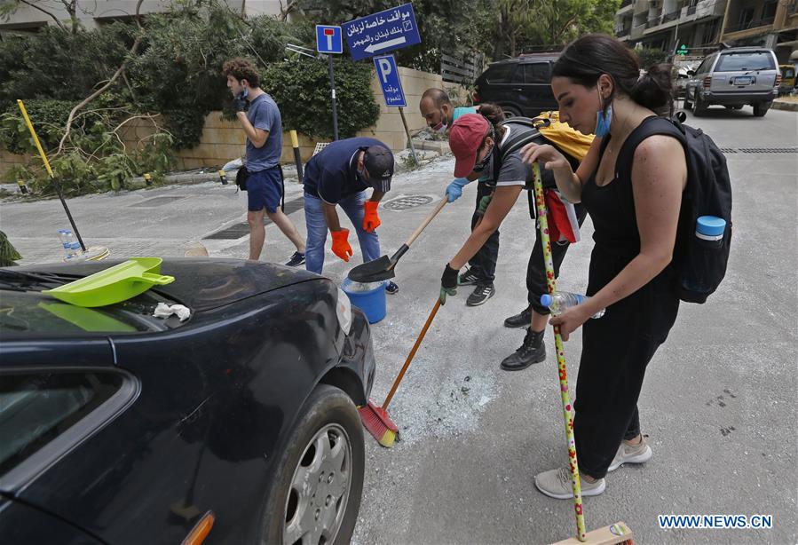 LEBANON-BEIRUT-EXPLOSIONS-AFTERMATH