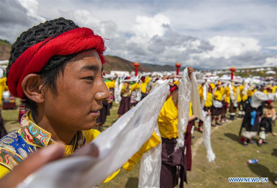 (InTibet)CHINA-TIBET-QAMDO-XIANZI DANCE (CN)