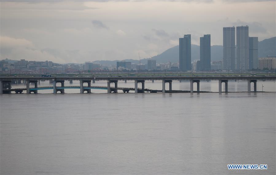 SOUTH KOREA-SEOUL-HEAVY RAIN-HAN RIVER