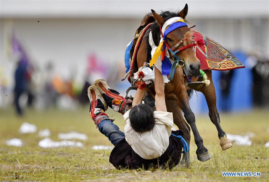 (SP)CHINA-TIBET-NAGQU-HORSE RACE(CN)