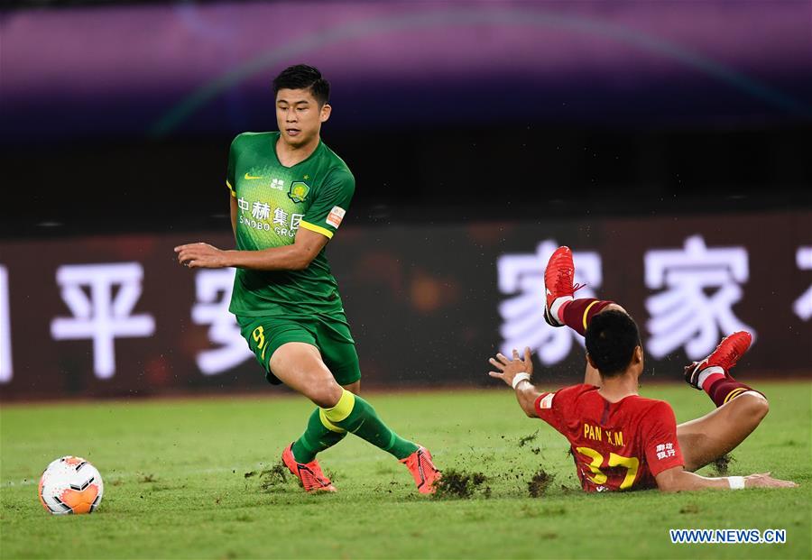 (SP)CHINA-SUZHOU-FOOTBALL-CHINESE SUPER LEAGUE-BEIJING GUOAN VS HEBEI CHINA FORTUNE (CN)