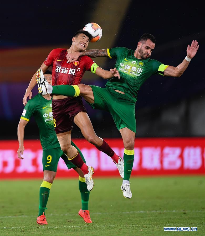 (SP)CHINA-SUZHOU-FOOTBALL-CHINESE SUPER LEAGUE-BEIJING GUOAN VS HEBEI CHINA FORTUNE (CN)