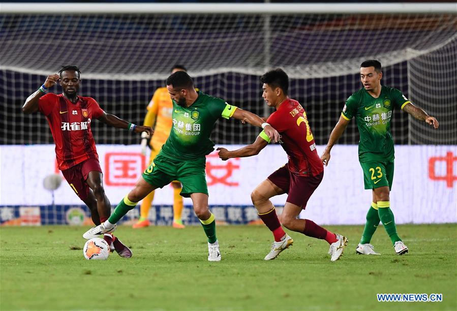 (SP)CHINA-SUZHOU-FOOTBALL-CHINESE SUPER LEAGUE-BEIJING GUOAN VS HEBEI CHINA FORTUNE (CN)