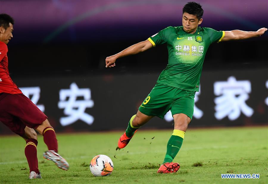 (SP)CHINA-SUZHOU-FOOTBALL-CHINESE SUPER LEAGUE-BEIJING GUOAN VS HEBEI CHINA FORTUNE (CN)