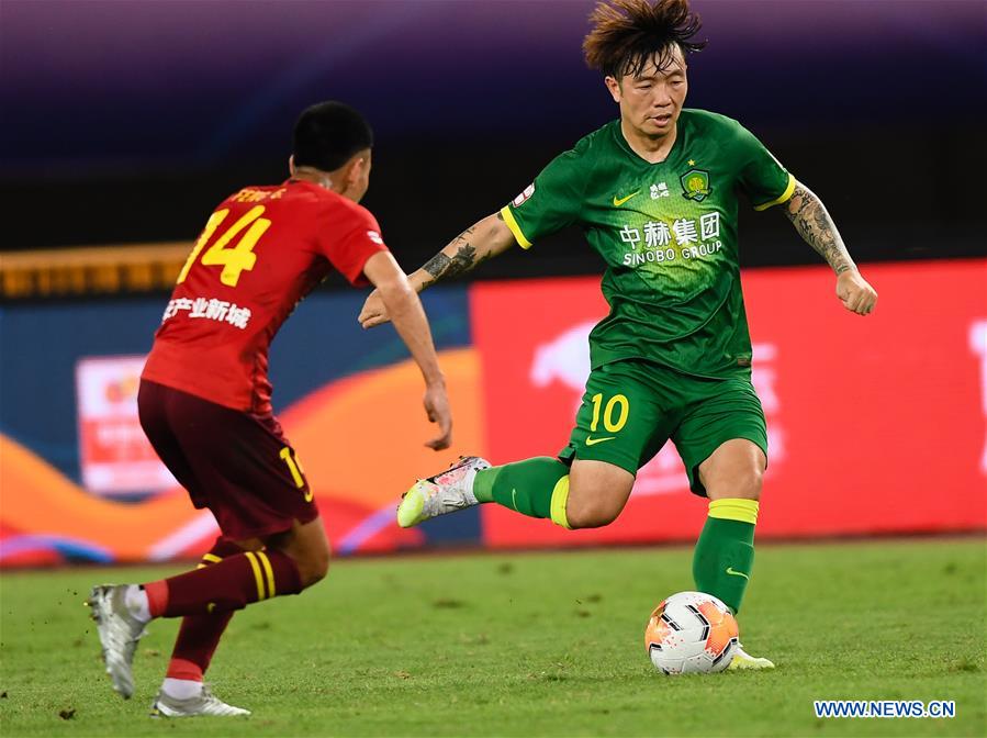 (SP)CHINA-SUZHOU-FOOTBALL-CHINESE SUPER LEAGUE-BEIJING GUOAN VS HEBEI CHINA FORTUNE (CN)