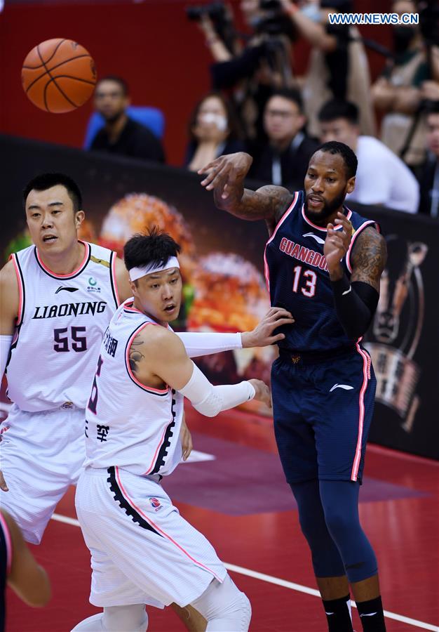 (SP)CHINA-QINGDAO-BASKETBALL-CBA LEAGUE-FINALS-GUANGDONG VS LIAONING (CN)