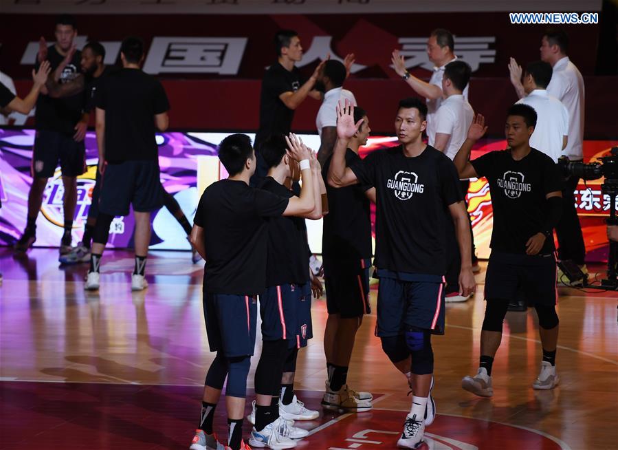 (SP)CHINA-QINGDAO-BASKETBALL-CBA LEAGUE-FINALS-GUANGDONG VS LIAONING (CN)