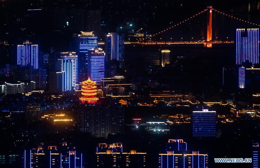 CHINA-HUBEI-WUHAN-NIGHT VIEW (CN)