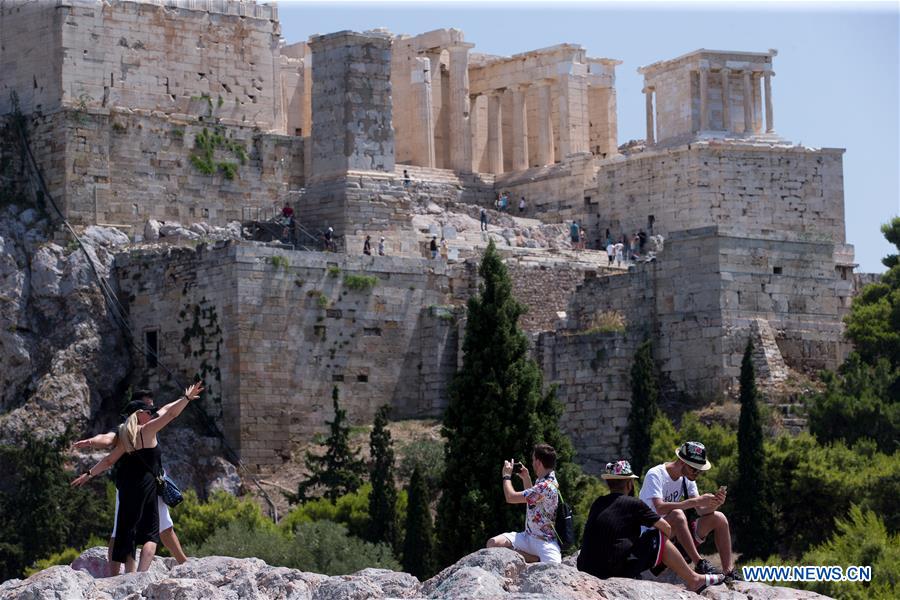 GREECE-ATHENS-TOURIST-COVID-19