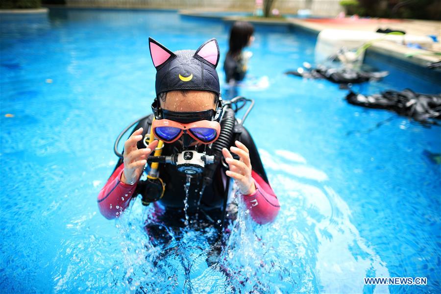 (SP)CHINA-GUIZHOU-SCUBA DIVING-TRAINING (CN)