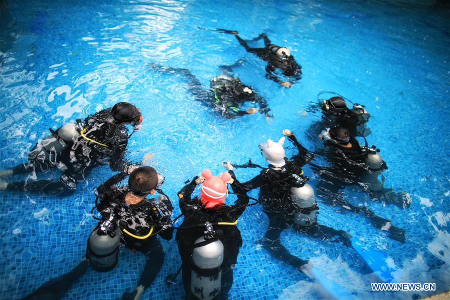 (SP)CHINA-GUIZHOU-SCUBA DIVING-TRAINING (CN)