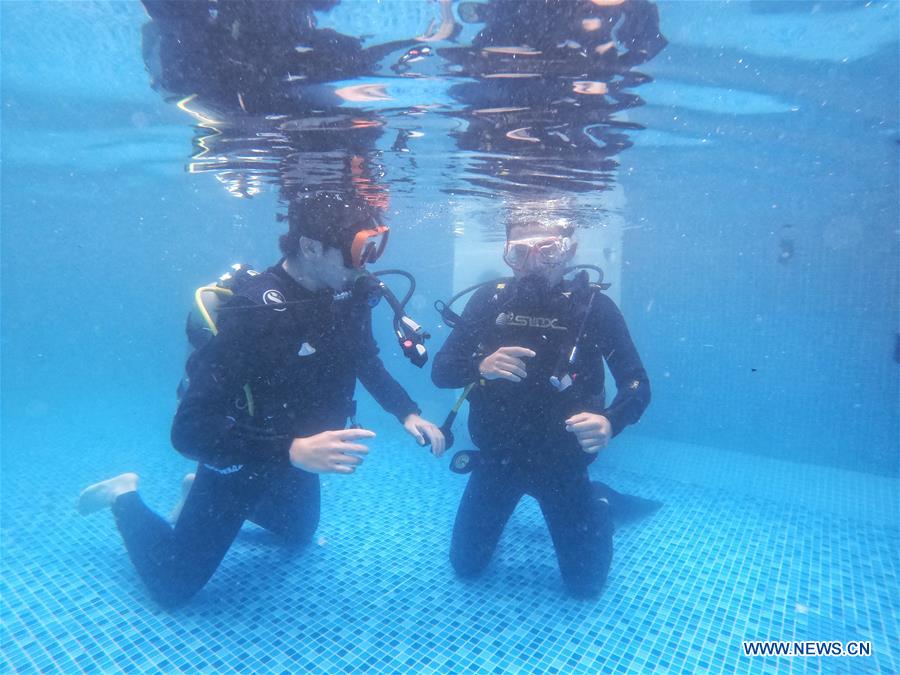 (SP)CHINA-GUIZHOU-SCUBA DIVING-TRAINING (CN)