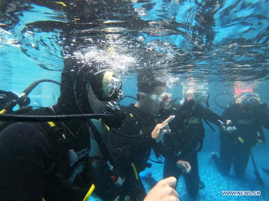 (SP)CHINA-GUIZHOU-SCUBA DIVING-TRAINING (CN)