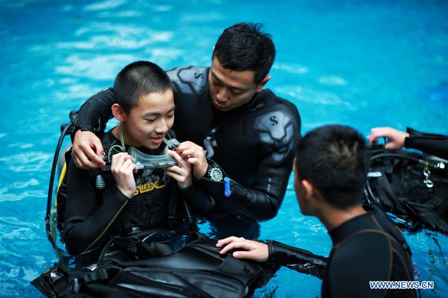 (SP)CHINA-GUIZHOU-SCUBA DIVING-TRAINING (CN)