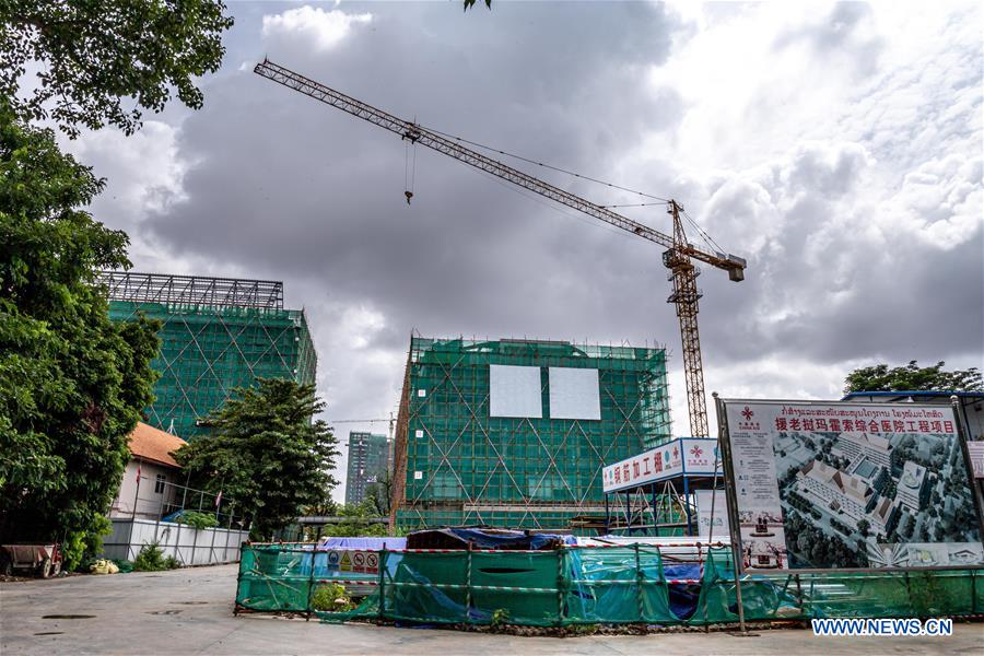 LAOS-VIENTIANE-CHINA-AID-MAHOSOT HOSPITAL-CONSTRUCTION