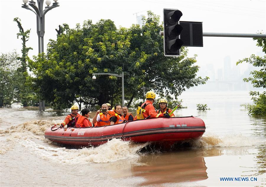 CHINA-CHONGQING-YANGTZE RIVER-FLOOD-RESCUE (CN) 