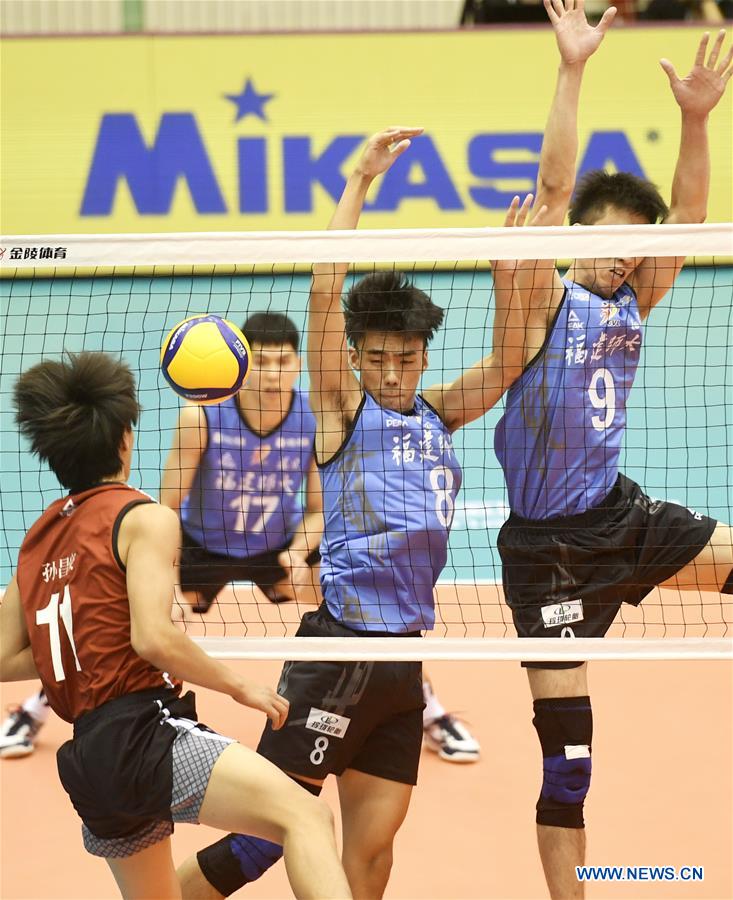 (SP)CHINA-HEBEI-QINHUANGDAO-VOLLEYBALL-CHINESE MEN'S VOLLEYBALL LEAGUE-FUJIAN VS HEBEI(CN)