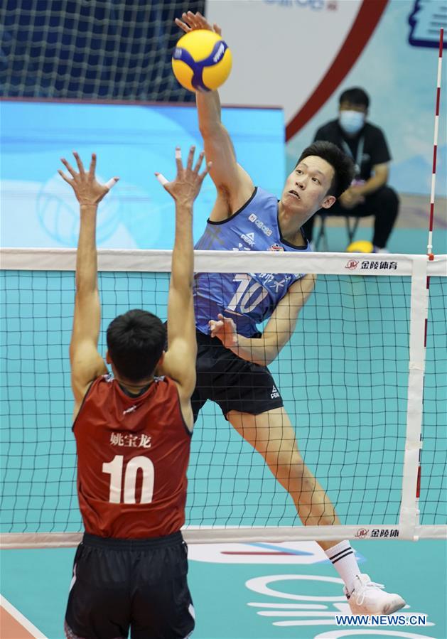 (SP)CHINA-HEBEI-QINHUANGDAO-VOLLEYBALL-CHINESE MEN'S VOLLEYBALL LEAGUE-FUJIAN VS HEBEI(CN)