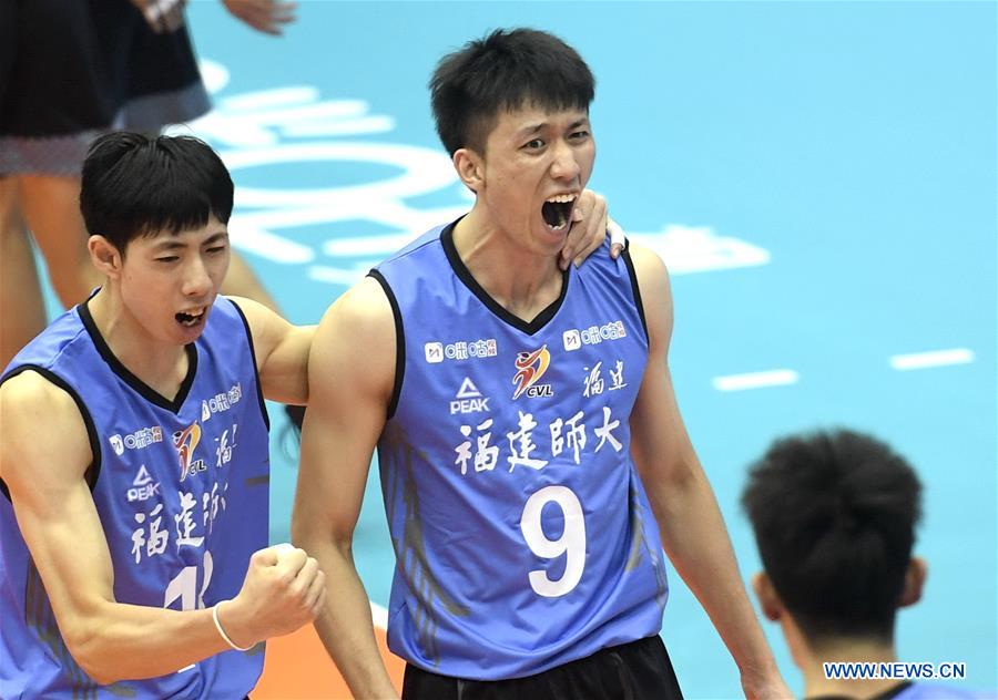 (SP)CHINA-HEBEI-QINHUANGDAO-VOLLEYBALL-CHINESE MEN'S VOLLEYBALL LEAGUE-FUJIAN VS HEBEI(CN)