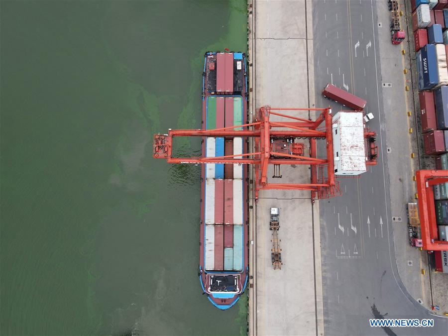 CHINA-ANHUI-HEFEI PORT-OPERATION-RESUMPTION (CN)