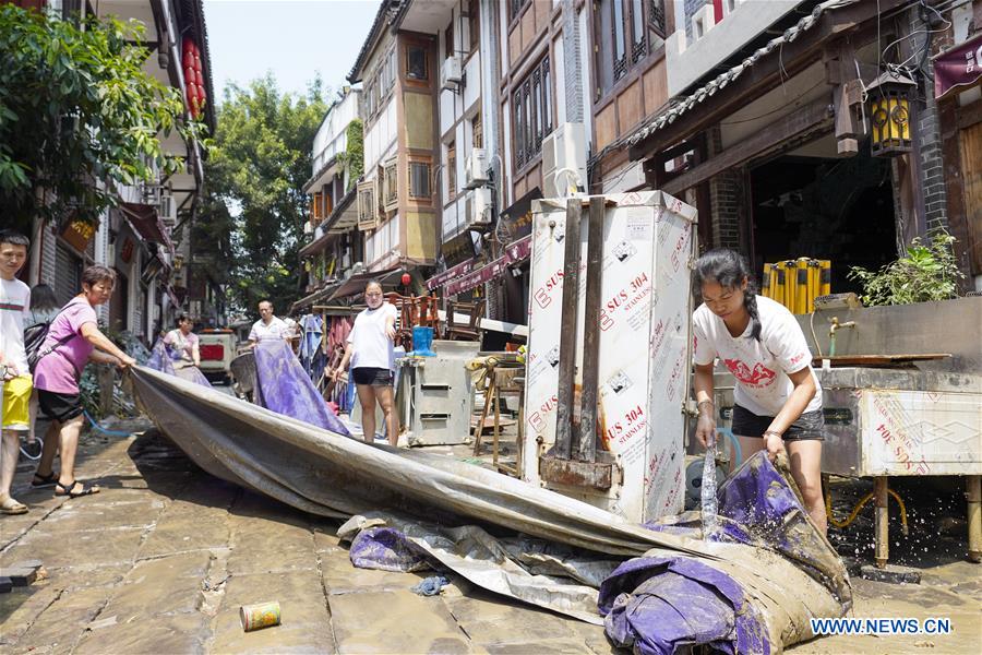 CHINA-CHONGQING-CIQIKOU-FLOOD-RESTORATION (CN)