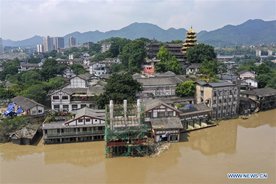 CHINA-CHONGQING-CIQIKOU-FLOOD-RESTORATION (CN)