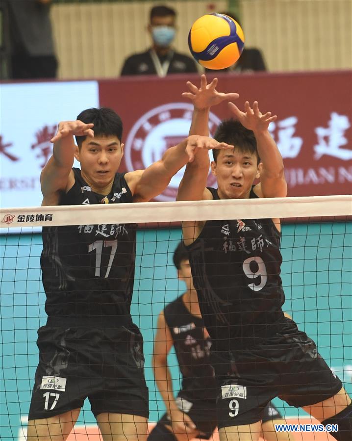 (SP)CHINA-HEBEI-QINHUANGDAO-VOLLEYBALL-CHINESE MEN'S VOLLEYBALL LEAGUE-SHANDONG VS FUJIAN(CN)