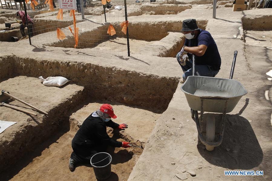 ISRAEL-YAVNE-ARCHEOLOGICAL DISCOVERY