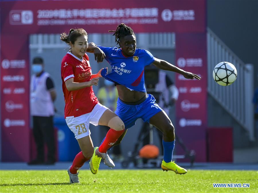 (SP)CHINA-KUNMING-FOOTBALL-2020 CFA WOMEN'S SUPER LEAGUE-SHANGHAI VS CHANGCHUN (CN)