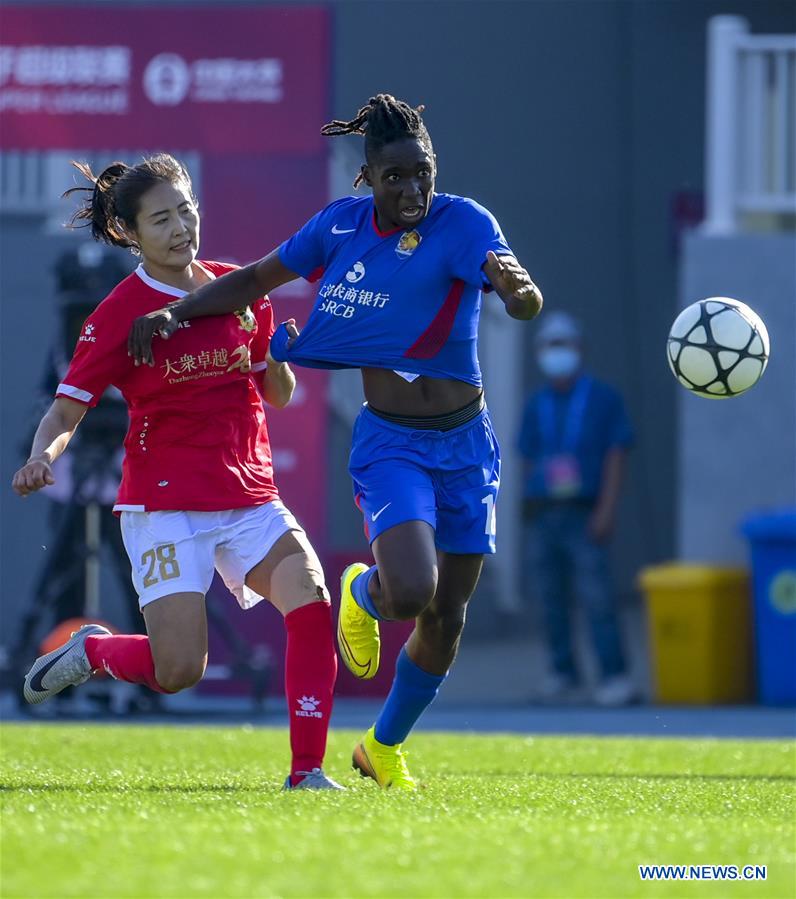 (SP)CHINA-KUNMING-FOOTBALL-2020 CFA WOMEN'S SUPER LEAGUE-SHANGHAI VS CHANGCHUN (CN)