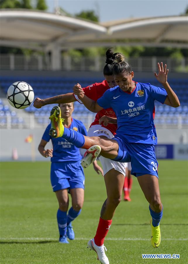 (SP)CHINA-KUNMING-FOOTBALL-2020 CFA WOMEN'S SUPER LEAGUE-SHANGHAI VS CHANGCHUN (CN)