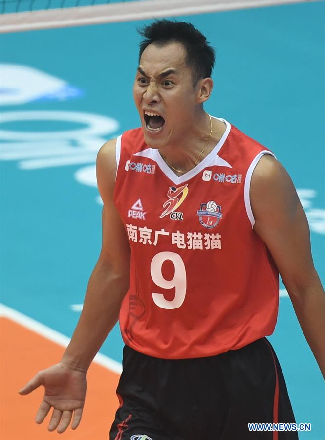 (SP)CHINA-HEBEI-QINHUANGDAO-VOLLEYBALL-CHINESE MEN'S VOLLEYBALL LEAGUE-JIANGSU VS HENAN (CN)