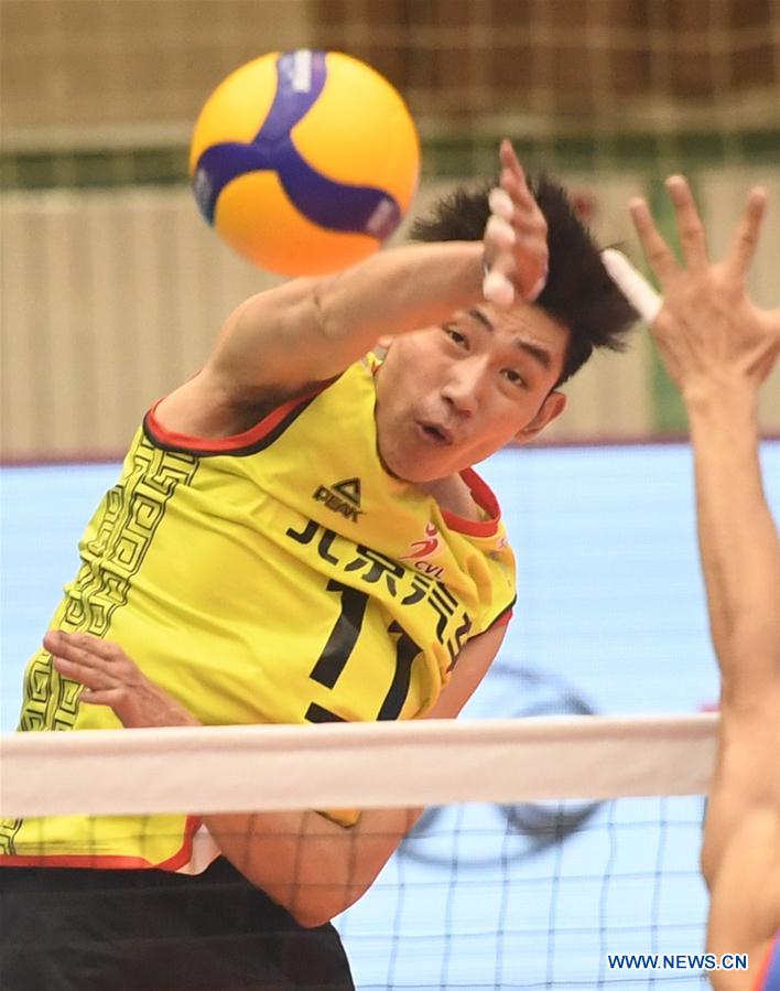 (SP)CHINA-HEBEI-QINHUANGDAO-VOLLEYBALL-CHINESE MEN'S VOLLEYBALL LEAGUE-BEIJING VS HENAN (CN)