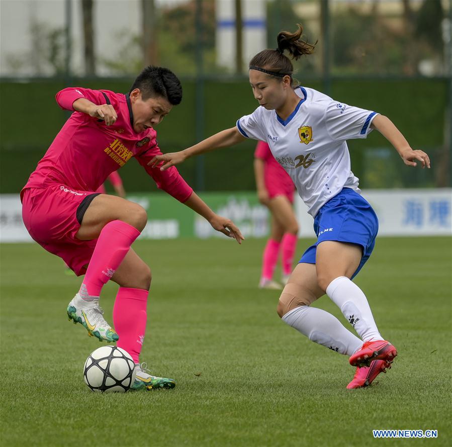 (SP)CHINA-KUNMING-FOOTBALL-2020 CFA WOMEN'S SUPER LEAGUE-CHANGCHUN VS BEIJING (CN)