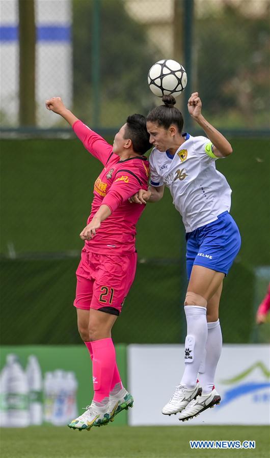 (SP)CHINA-KUNMING-FOOTBALL-2020 CFA WOMEN'S SUPER LEAGUE-CHANGCHUN VS BEIJING (CN)