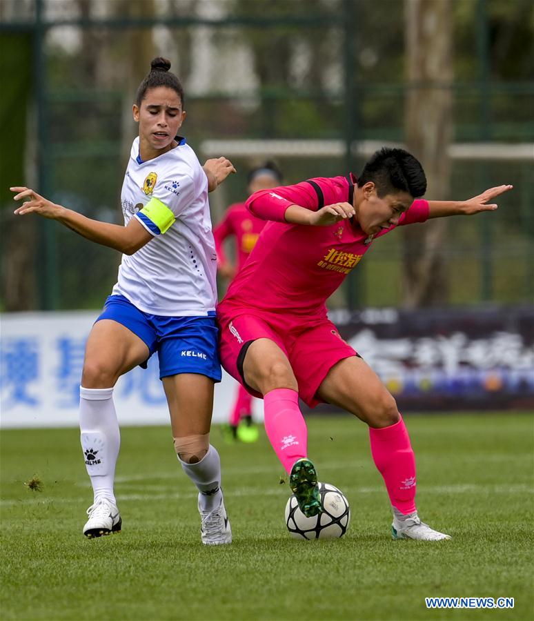 (SP)CHINA-KUNMING-FOOTBALL-2020 CFA WOMEN'S SUPER LEAGUE-CHANGCHUN VS BEIJING (CN)