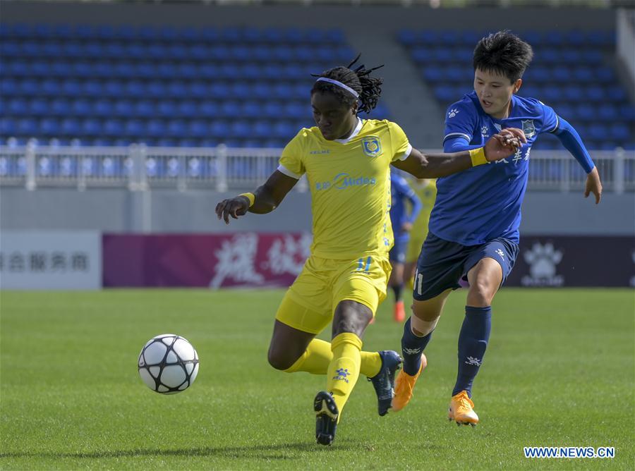 (SP)CHINA-KUNMING-FOOTBALL-2020 CFA WOMEN'S SUPER LEAGUE-WUHAN VS JIANGSU (CN)