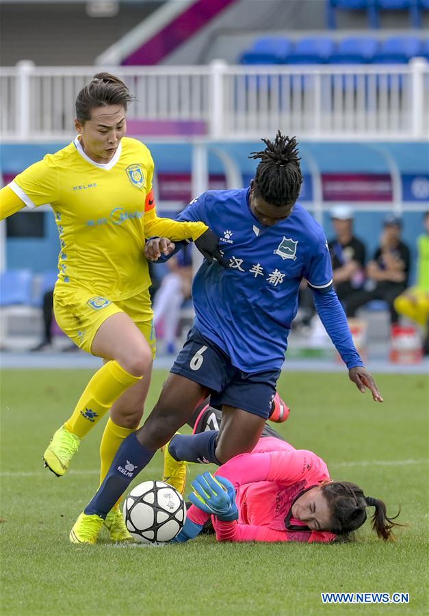 (SP)CHINA-KUNMING-FOOTBALL-2020 CFA WOMEN'S SUPER LEAGUE-WUHAN VS JIANGSU (CN)