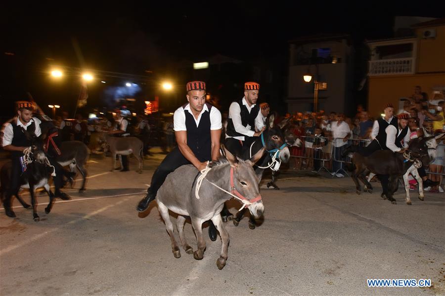 CROATIA-TRIBUNJ-DONKEY RACE