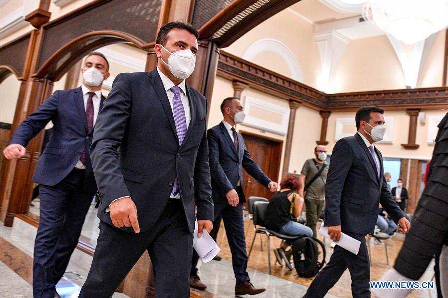 NORTH MACEDONIA-SKOPJE-PARLIAMENT-NEW GOVERNMENT 