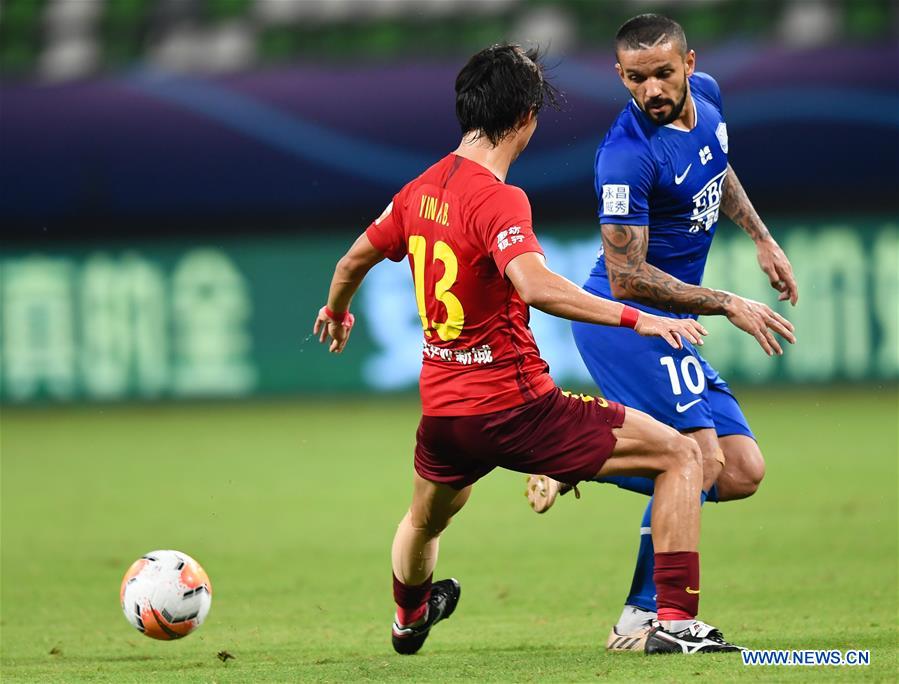 (SP)CHINA-SUZHOU-FOOTBALL-CHINESE SUPER LEAGUE-SHIJIAZHUANG VS HEBEI(CN)