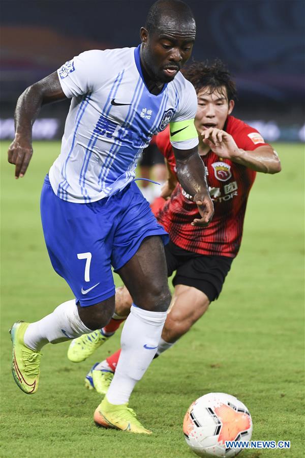 (SP)CHINA-SUZHOU-FOOTBALL-CHINESE SUPER LEAGUE-SHANGHAI VS TIANJIN(CN)