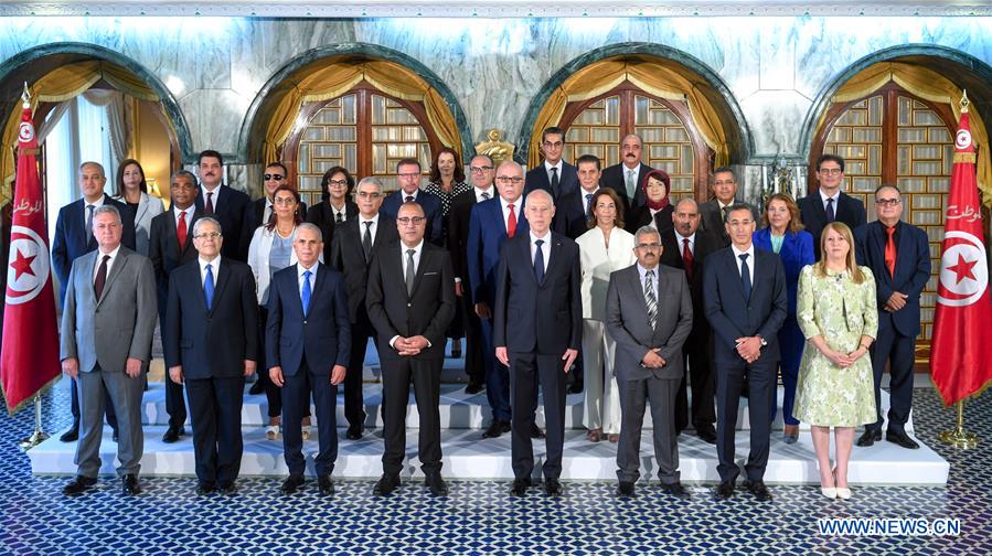 TUNISIA-TUNIS-NEW GOVERNMENT-OATH-TAKING