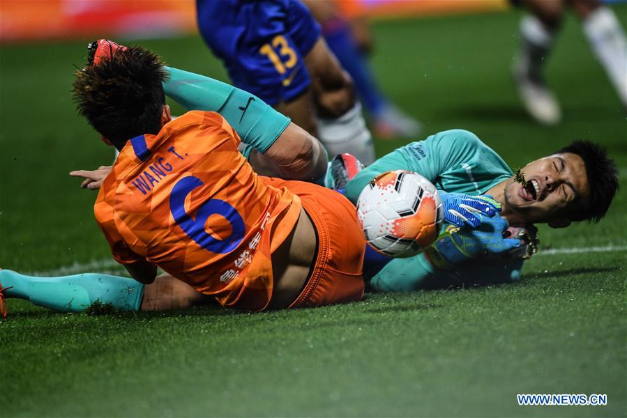 (SP)CHINA-DALIAN-FOOTBALL-CSL-SHANDONG VS JIANGSU (CN)