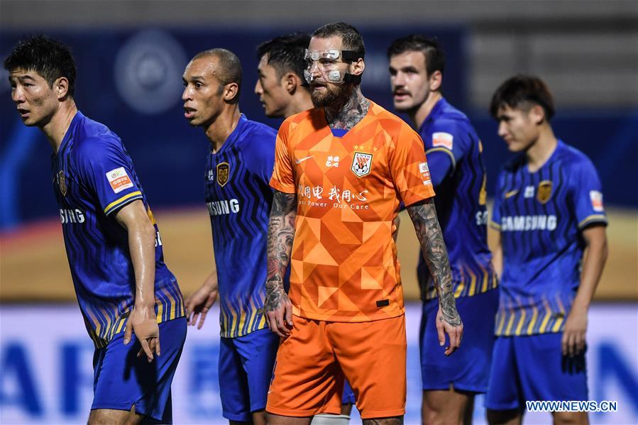 (SP)CHINA-DALIAN-FOOTBALL-CSL-SHANDONG VS JIANGSU (CN)