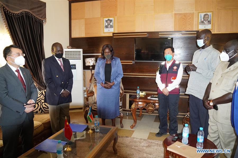 SOUTH SUDAN-JUBA-COVID-19-CHINESE MEDICAL EXPERT TEAM-RETURN